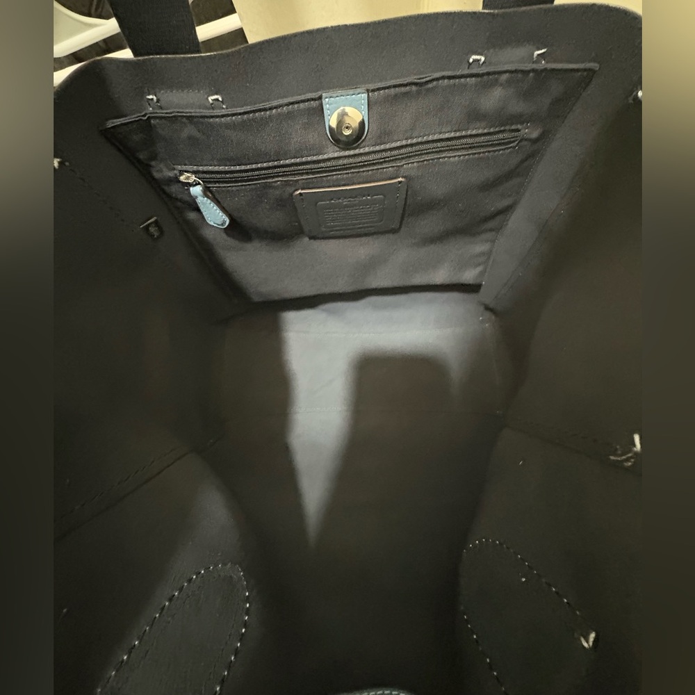 Coach Derby Tote Bag (Silver/Mist) H2391-58660 - Picture 11 of 13